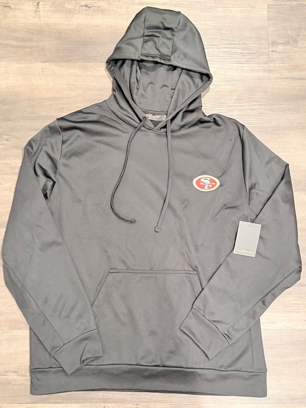 Dunbrooke Men's Hoodie Sweatshirt Embroidered San Francisco 49ers Black XL New